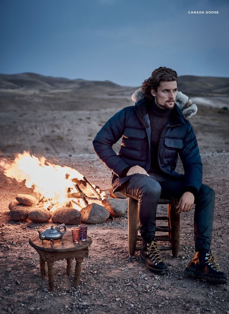 Wouter Peelen wears jacket Canada Goose