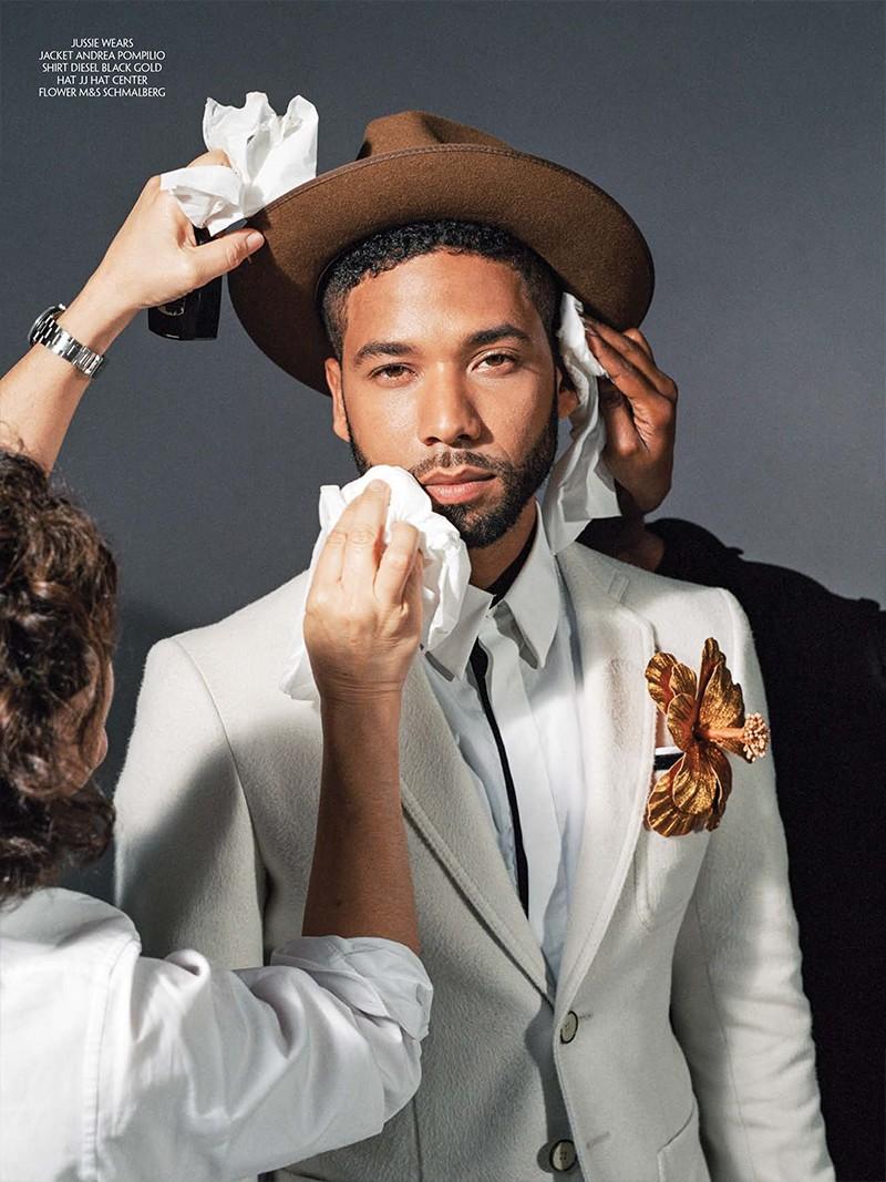 Jussie Smollett is front and center for a CR Fashion Book shoot.