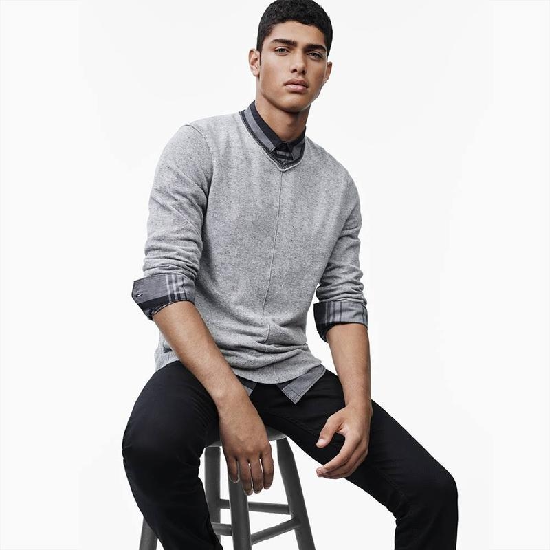 Model Torin Verdone for Calvin Klein Jeans Fall 2015