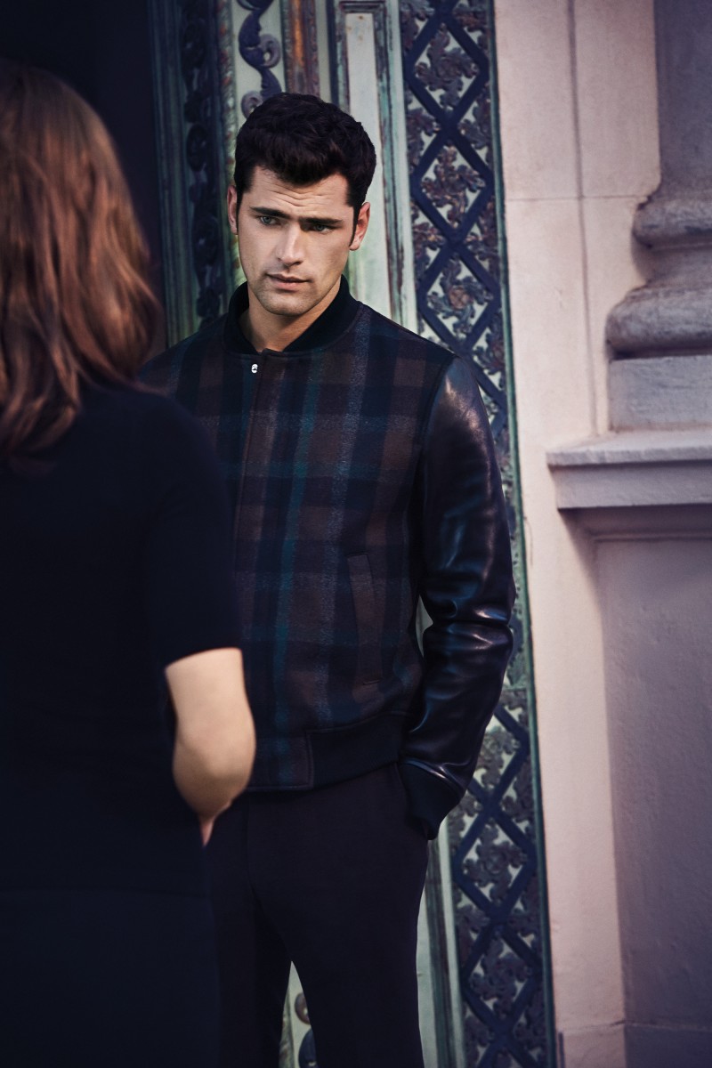 Sean O'Pry embraces plaid for Cerruti 1881 Fall/Winter 2015 Campaign