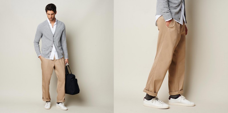 Club Monaco Oversized Military Pants