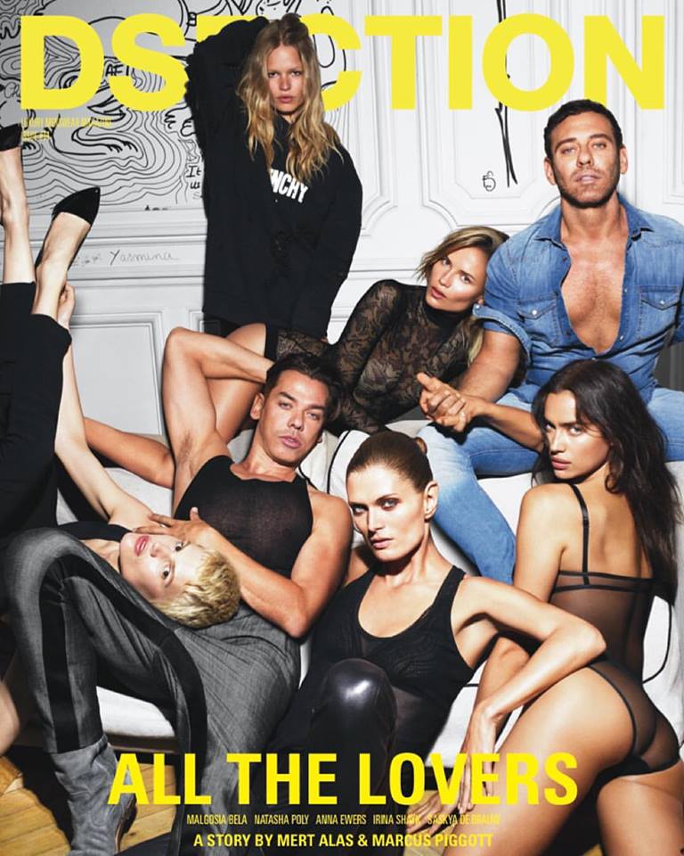 Photographers Mert & Marcus are clad in denim as they cover the latest issue of DSection. The photographers join top models Malgosia Bela, Natasha Poly, Anna Ewers, Irina Shayk and Saskia De Brauw.