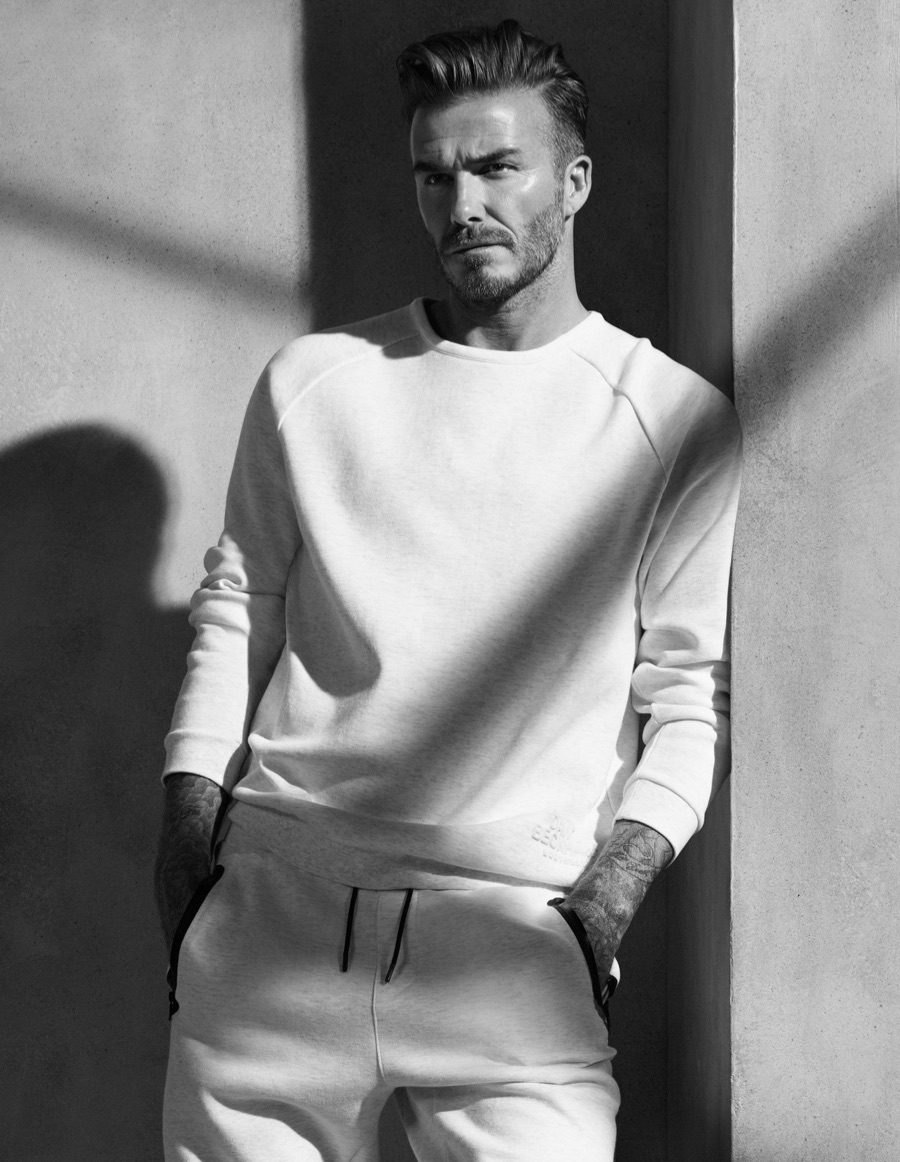 David Beckham Goes Moody for H&M Bodywear Ads