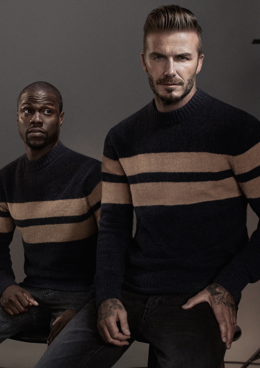 David Beckham + Kevin Hart Star in H&M Modern Essentials Campaign