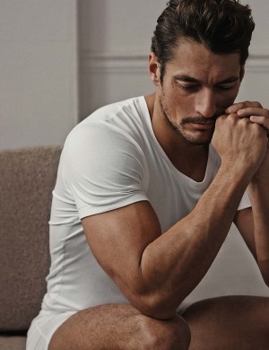 David Gandy Autograph Marks Spencer Fall Winter 2015 Collection Shoot 003