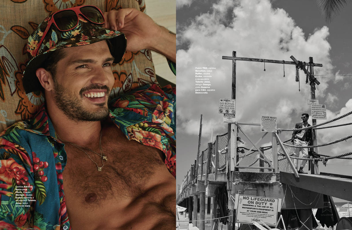 Diego Miguel LOfficiel Hommes Brazil 2015 Cover Shoot 002