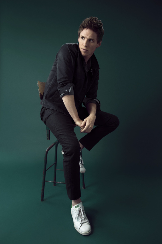 Eddie Redmayne photographed for Variety