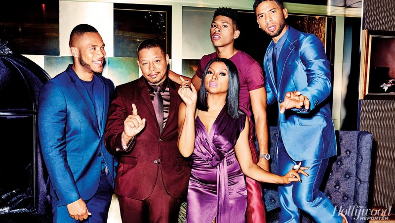 Empire stars Trai Byers, Terrence Howard, Taraji P. Henson, Jussie Smollett and Bryshere 'Yazz' Gray