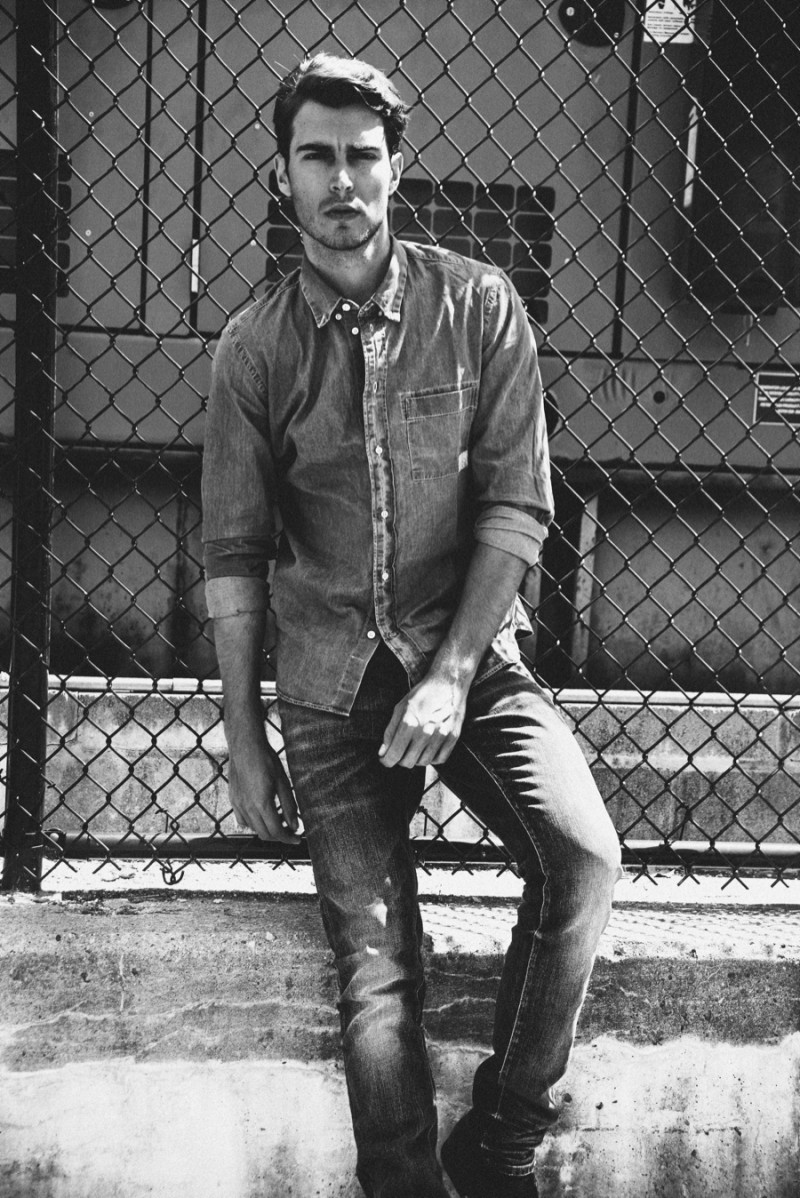 Luke wears shirt Paul Smith and jeans New Look. » Exclusive: Luke Stockman + Kevin Hubsmith by Ricky Michiels Luke wears shirt Paul Smith and jeans New Look.