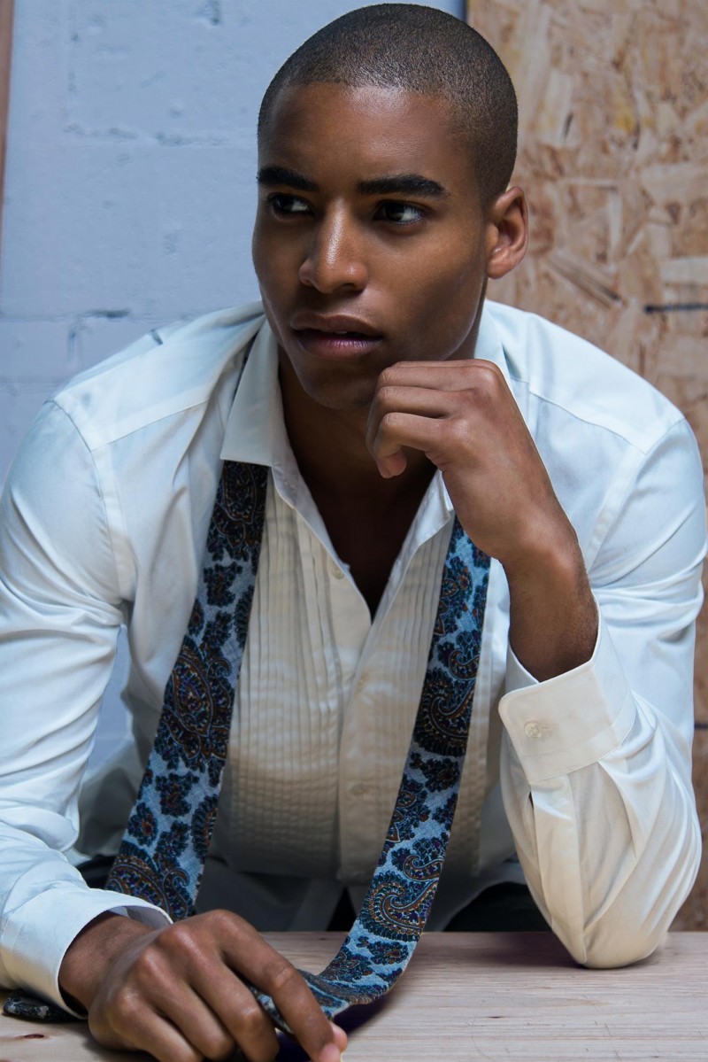 Malik wears shirt J.Crew and tie Gian-Paolo Mazzotta.