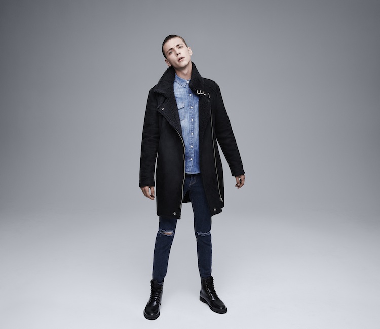 Yuri Pleskun stars in Forever 21's fall-winter 2015 menswear campaign.