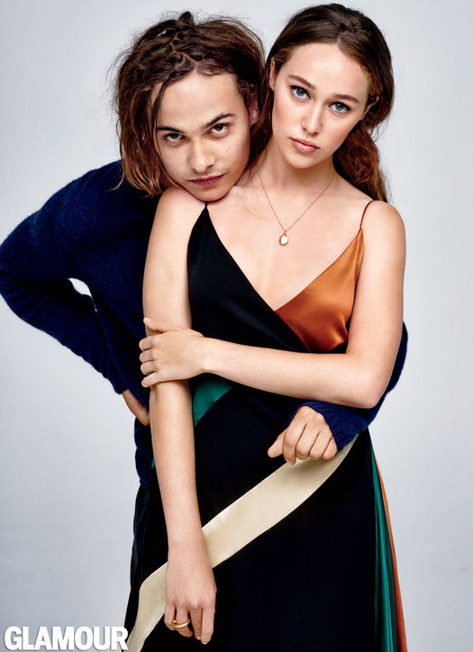 Fear the Walking Dead costars Frank Dillane and Alycia Debnam-Carey