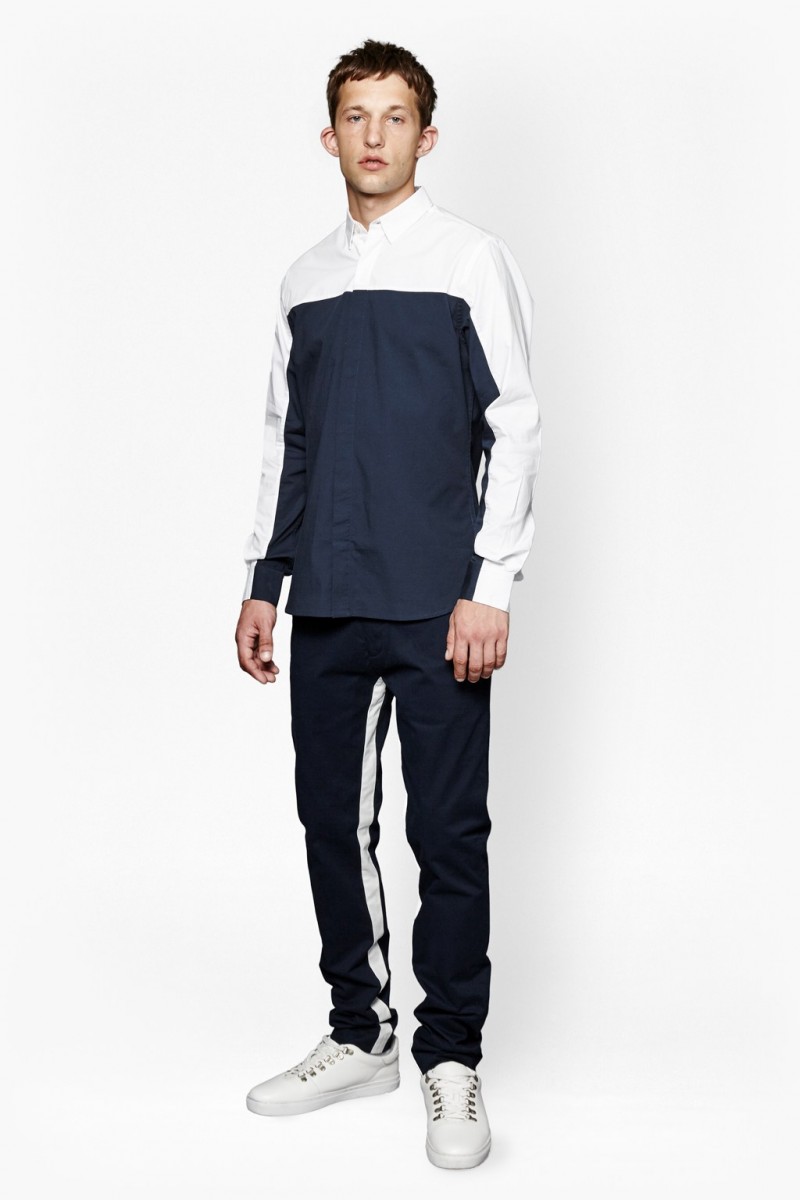 French Connection Men Block Sport Trousers