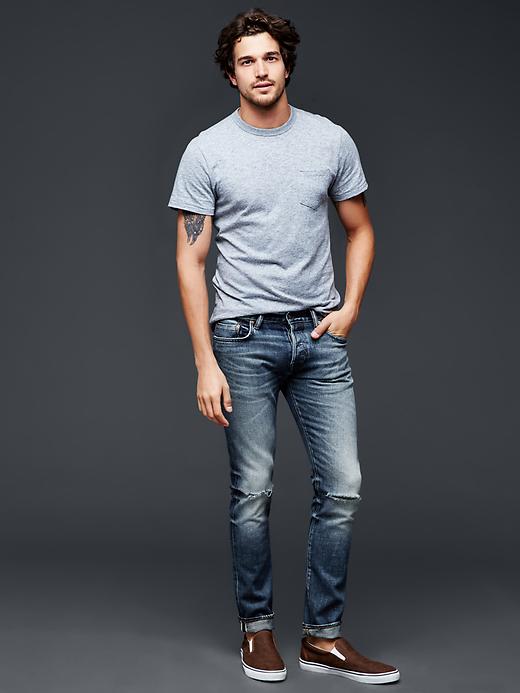 Gap 1969 Selvedge Stretch Skinny-Fit Jeans » Gap Shows How to Wear Selvedge Denim Jeans Gap 1969 Selvedge Stretch Skinny-Fit Jeans