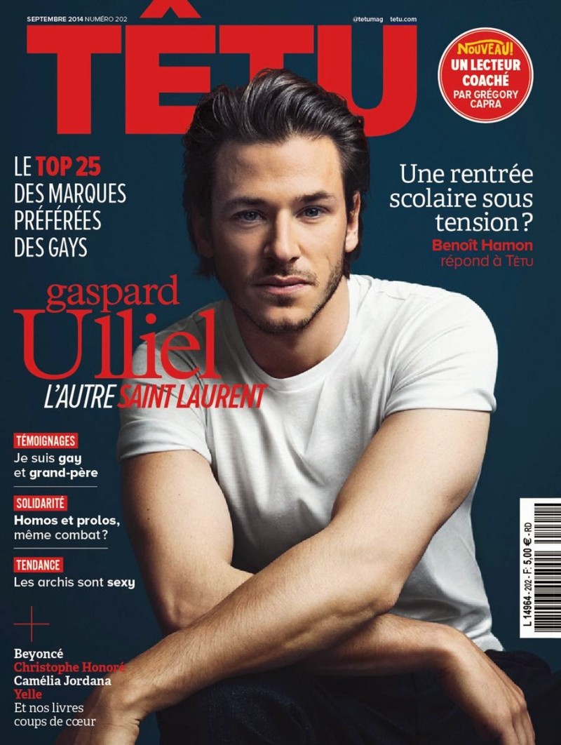 Gaspard Ulliel covers Tetu September 2014