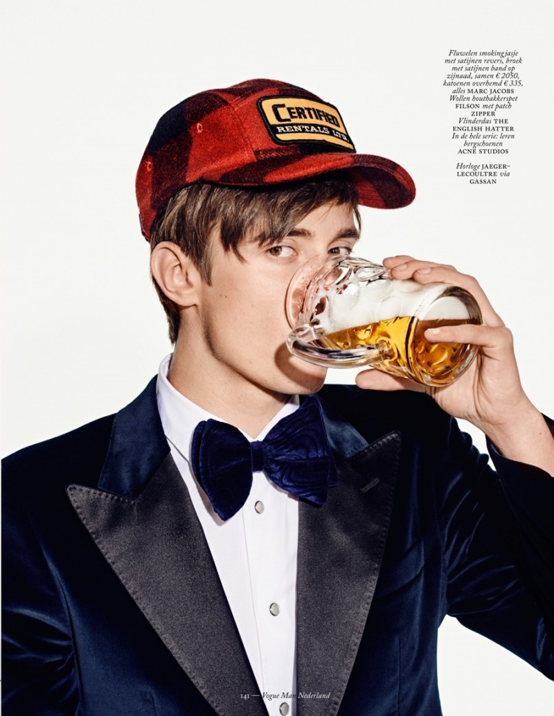Gustaaf Wassink has a drink with Vogue Man Netherlands