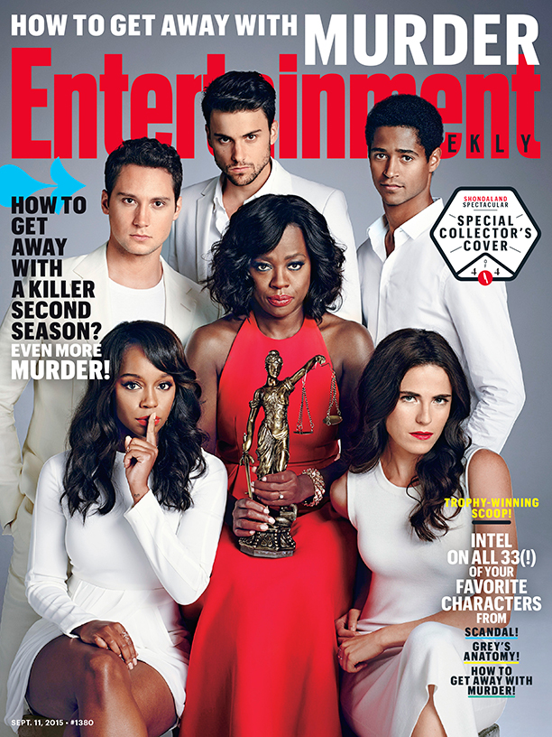 How to Get Away with Murder stars Matt McGorry, Jack Falahee, Alfred Enoch, Aja Naomi King, Viola Davis and Karla Souza cover Entertainment Weekly