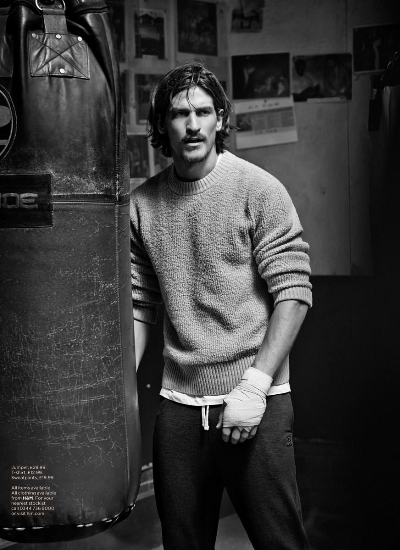 Jarrod Scott Rolls with the Punches in H&M British GQ Spread – The ...