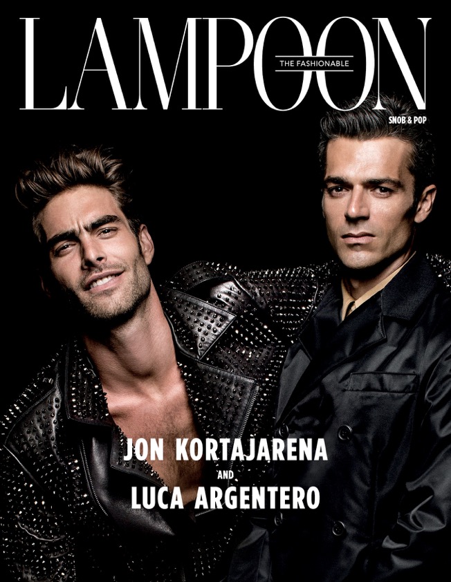 Jon Kortajarena and Luca Argentero are Lampoon's latest cover stars.
