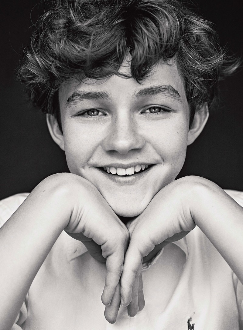 Levi Miller poses for a portrait by photographer Miller Mobley.