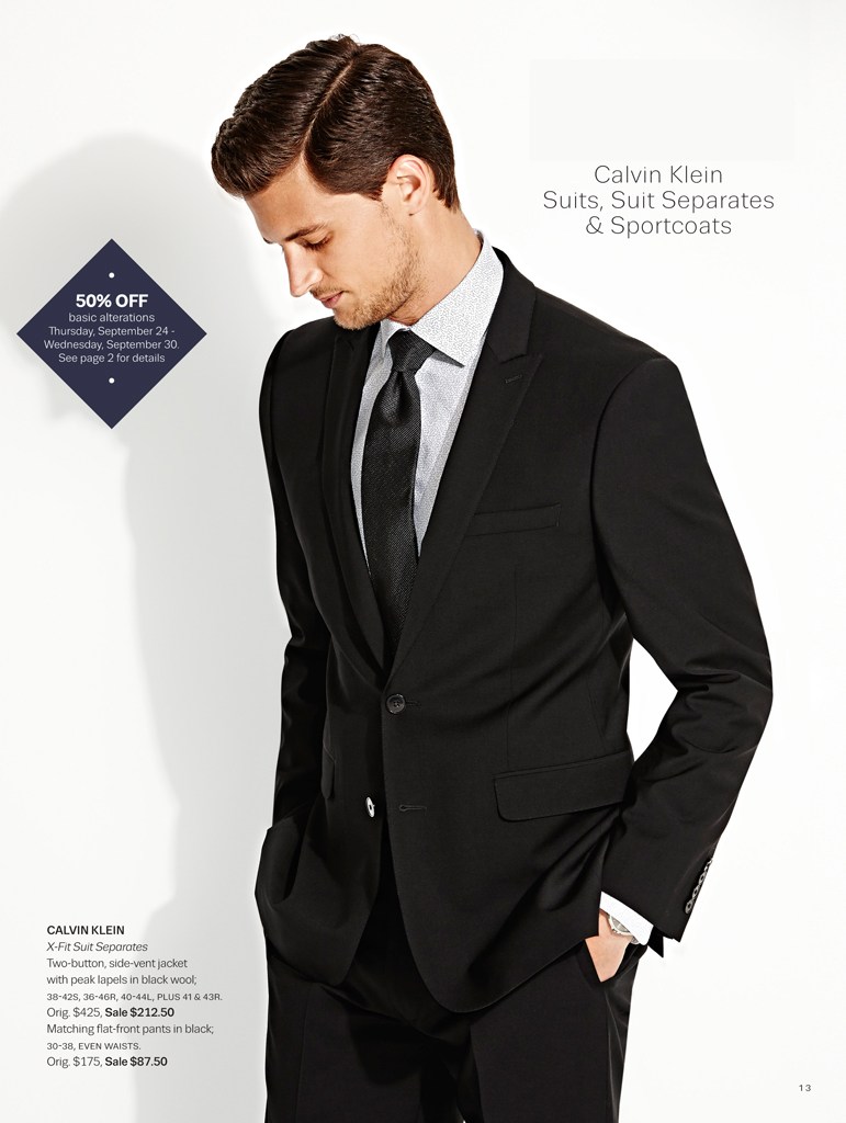 Garrett Neff dons fine suiting for Lord & Taylor.