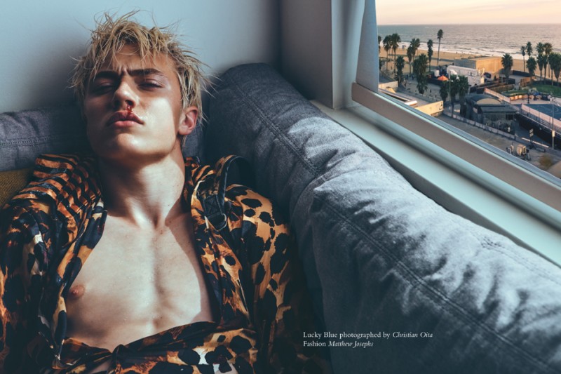 Lucky Blue Smith steps into the role of hustler for Wonderland.
