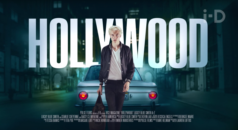 Lucky Blue Smith goes Hollywood.