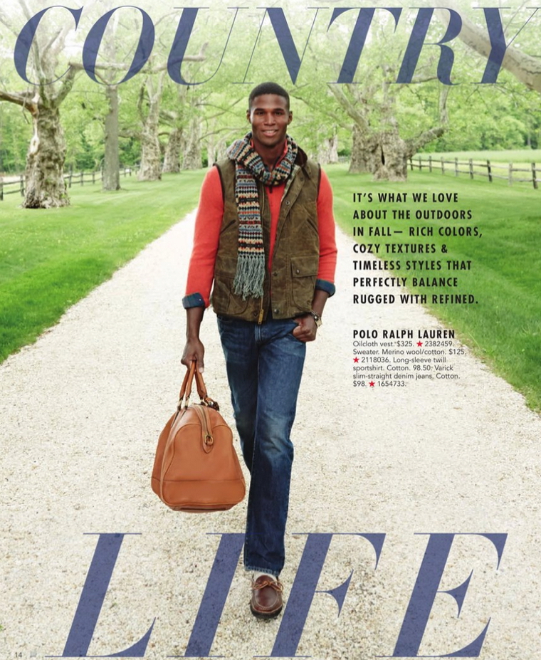 Henry Watkins wears Polo Ralph Lauren for Macy's.