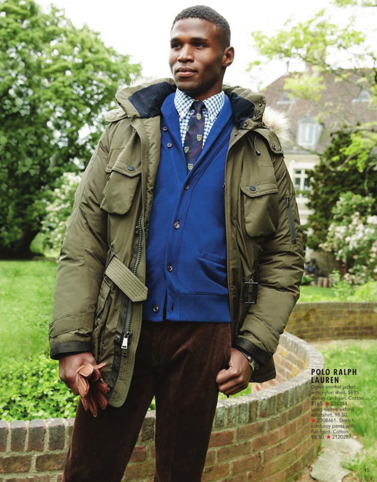 Henry Watkins wears Polo Ralph Lauren for Macy's.