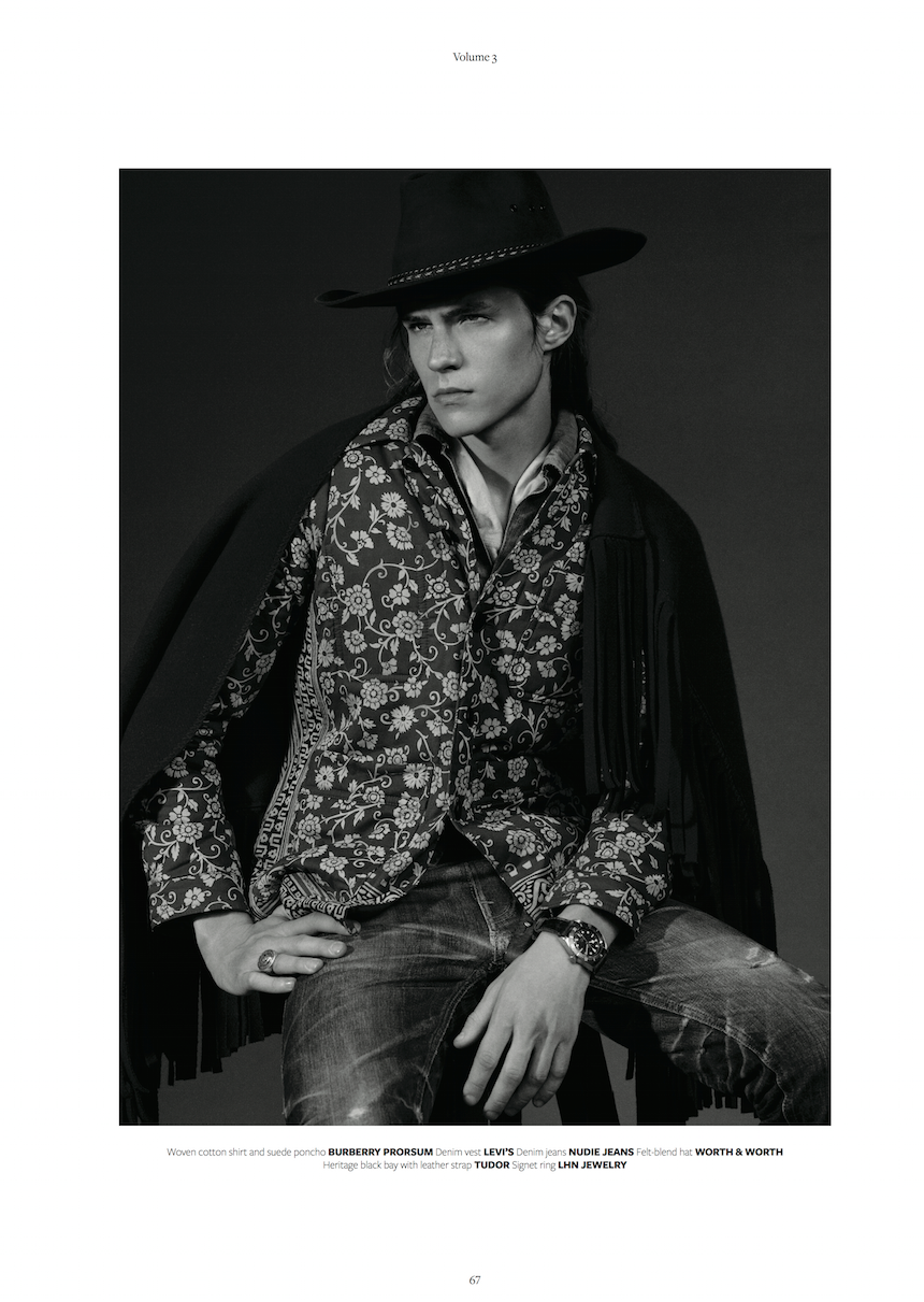Malcolm Lindberg Models Western-Inspired Styles for At Large – The ...
