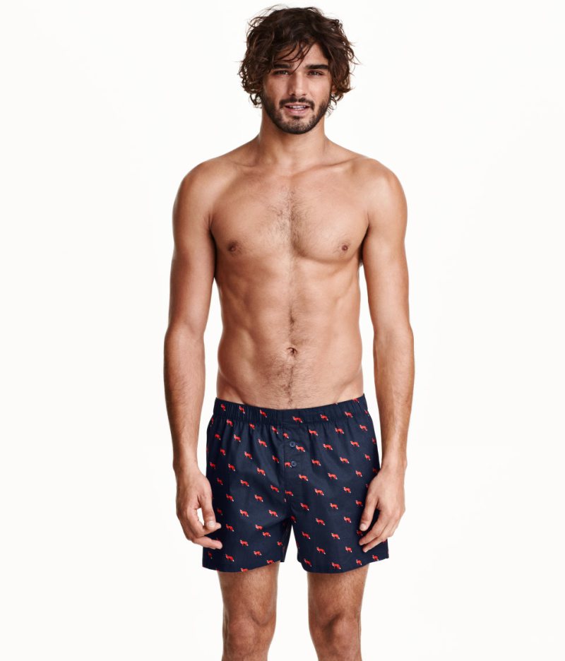 » Marlon Teixeira Rocks H&M Men's Underwear Marlon Teixeira Underwear Shoot HM Fall 2015 005