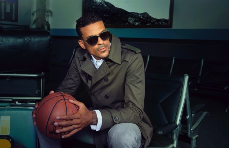 Matt Barnes rocks a trench from Sandro.