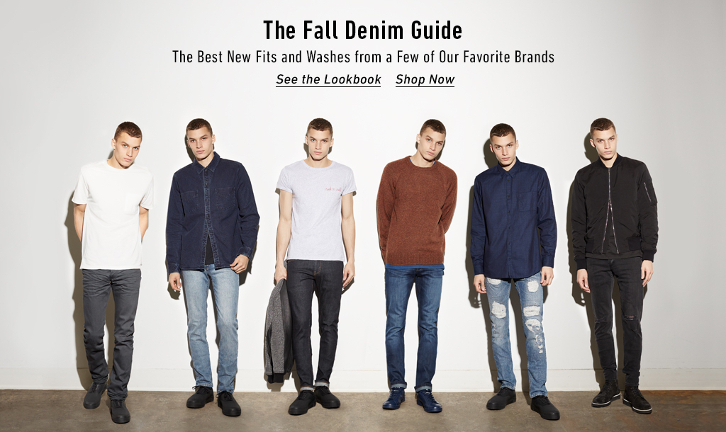 Men's Denim Guide (Fall): Louis Mayhew Models Rag & Bone, Levi's + More for East Dane