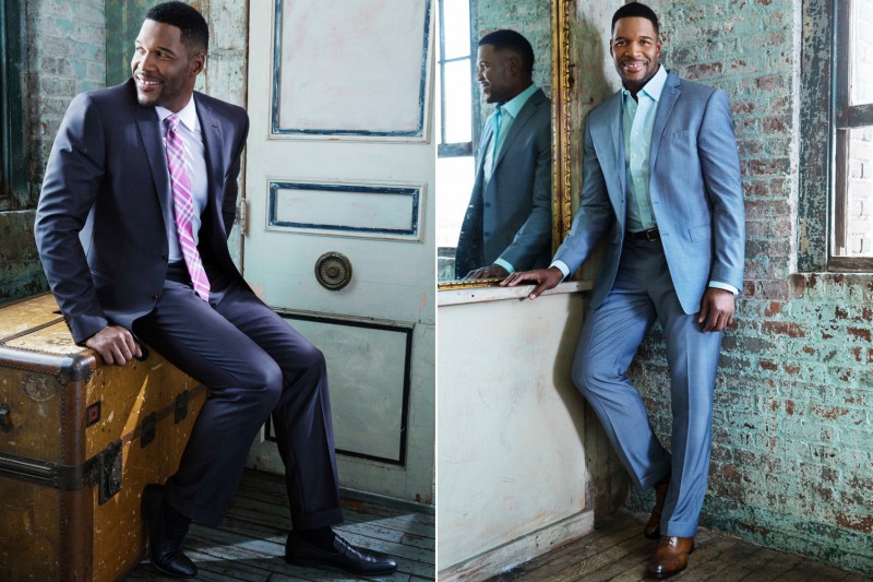 Michael Strahan suits up for Alexa Men's Fashion