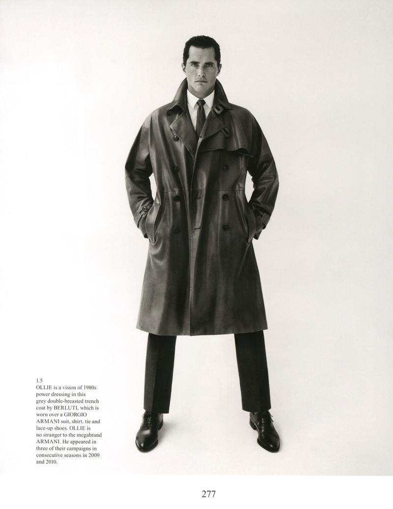 Ollie Edwards Models Leather Fashions for Fantastic Man