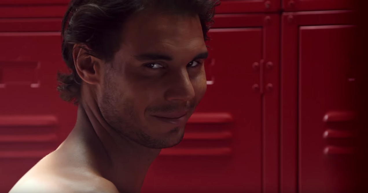 Rafael Nadal Tommy Hilfiger Underwear Campaign Commercial Still Picture Smile