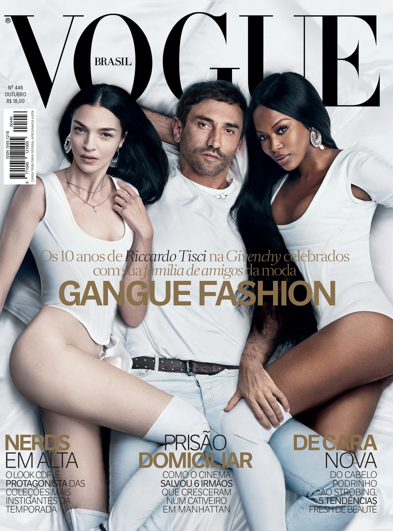 Givenchy Creative Director Riccardo Tisci Covers Vogue Brazil