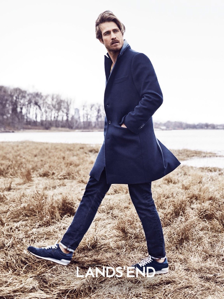 Ryan Burns Heads Outdoors for Lands' End Campaign