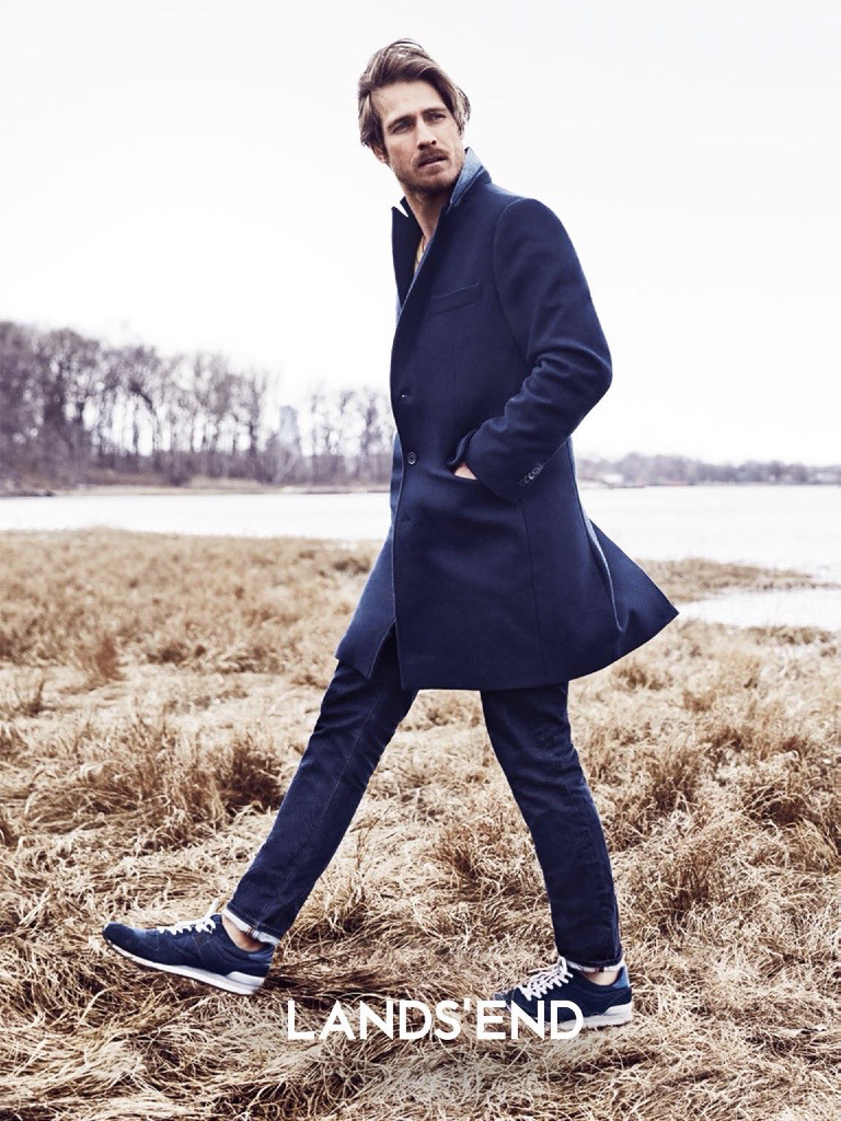 Ryan Burns Heads Outdoors for Lands’ End Campaign