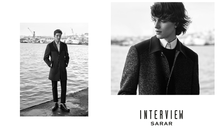 Models Florian Van Bael and Reuben Ramacher for Sarar Interview Fall/Winter 2015 Campaign