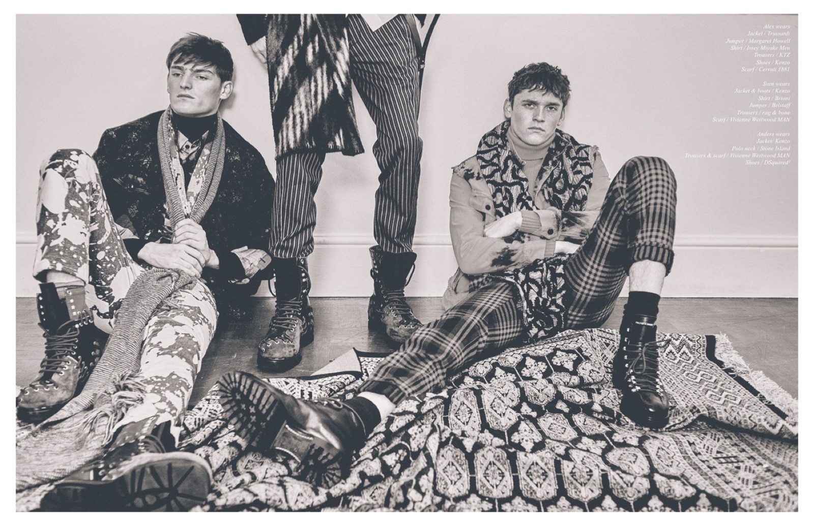 Frontmen: Alexander Beck, Sven de Vries + Anders Hayward for Schön!