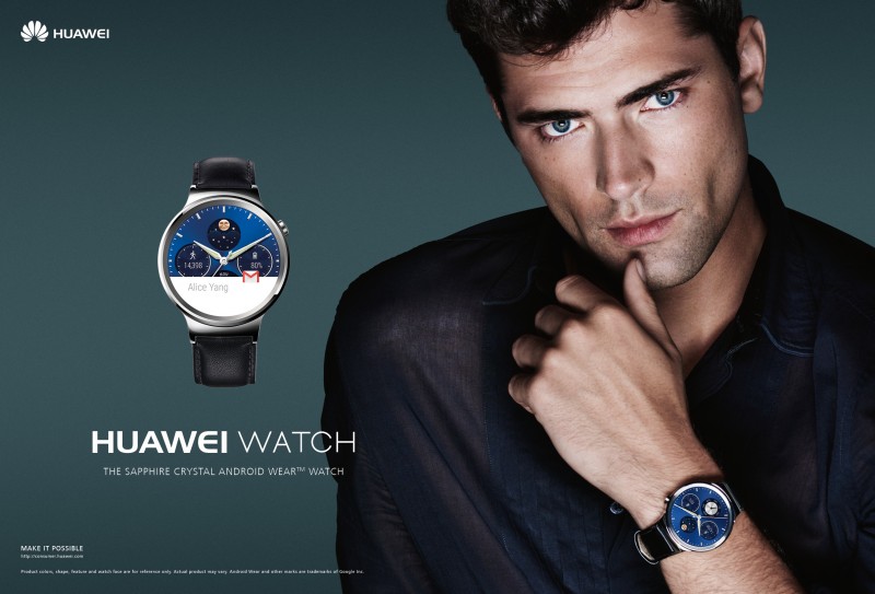Sean O'Pry for Huawei Watch 2015 Campaign