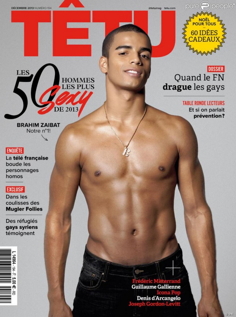 Brahim Zaibat covers Têtu December 2013