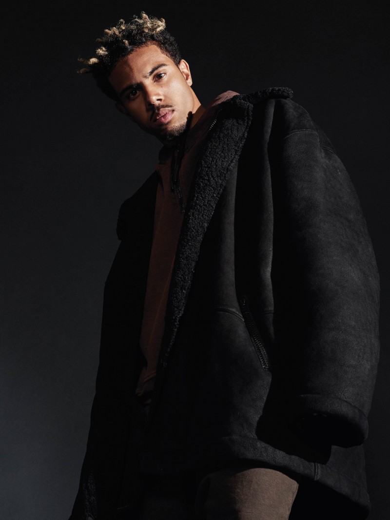 Vic Mensa in Kanye West x Adidas Originals Yeezy Season 1 Collection for CR Fashion Book