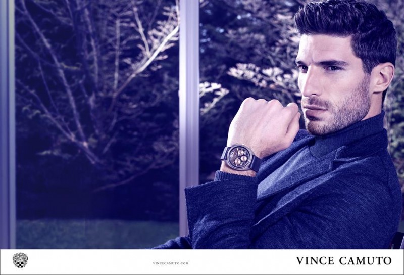 Ryan Barrett dons a Vince Camuto timepiece for the brand's fall-winter 2015 campaign.