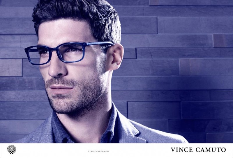Ryan Barrett models eyewear for Vince Camuto's fall-winter 2015 campaign.