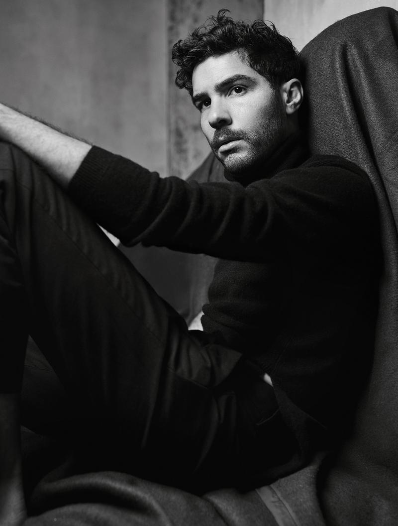 Actor Tahar Ramin for Vogue Hommes Paris