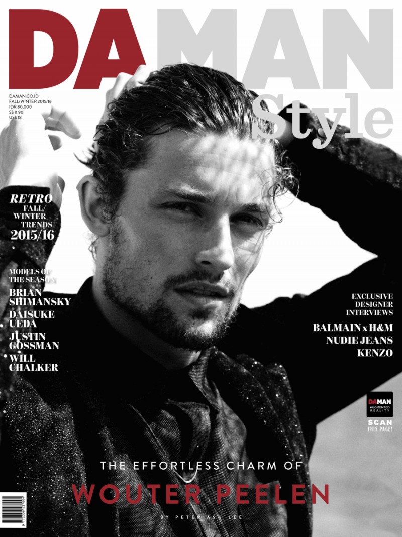 Wouter Peelen covers the fall-winter 2015 issue of Da Man Style