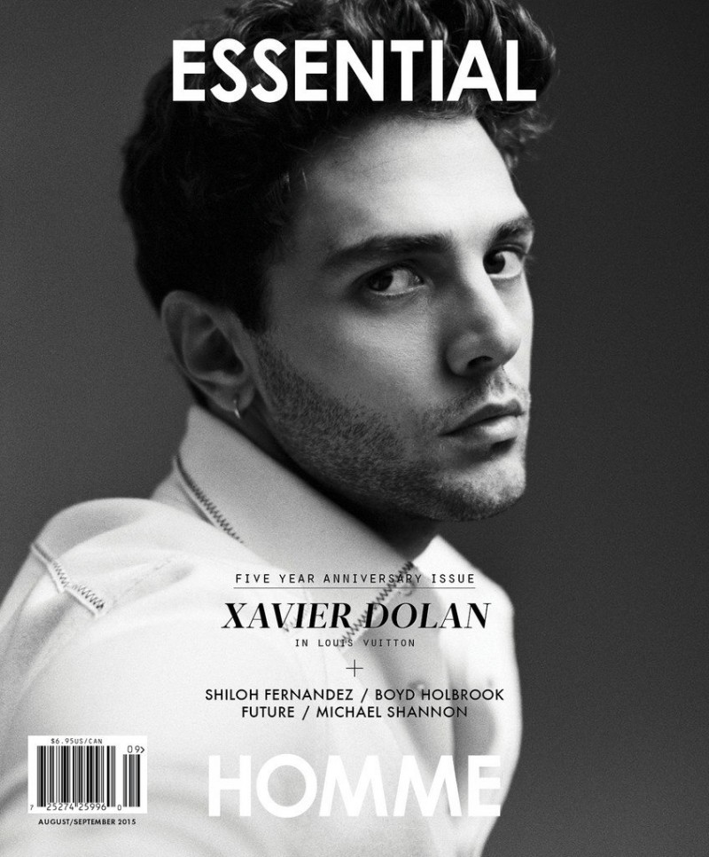 Xavier Dolan covers Essential Homme