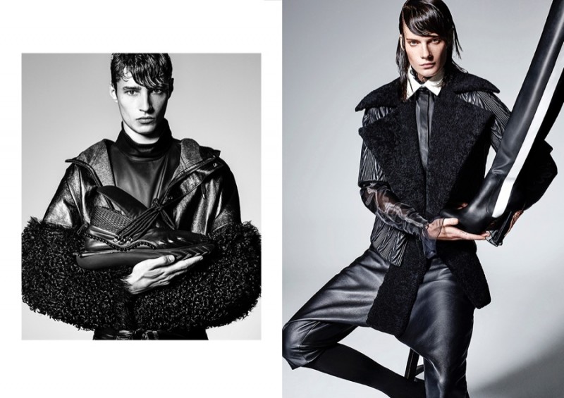 Adrien Sahores joins Querelle Jansen for Turkish Leather Council's campaign